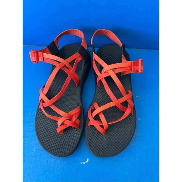 CHACO ZCLOUD X2 JCH107996W Orange WOMENS SANDAL - Size 11W - Picture 3 of 5